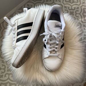 Adidas Women's Classic White and Black Sneakers